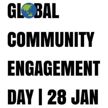 Global Community Engagement Day - Tea Towel 1 (Limited Edition) Design