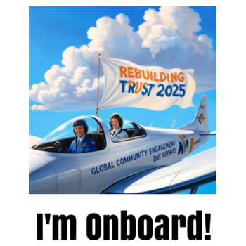 Global Community Engagement Day 2025 - I'm Onboard? - Standard Womans t-shirt Design