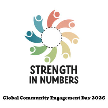 Strength in numbers - Global Community Engagement Day 2026 Design