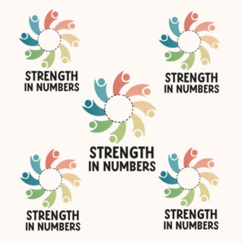 Strength in numbers - Global Community Engagement Day 2026 Tote Bag Design