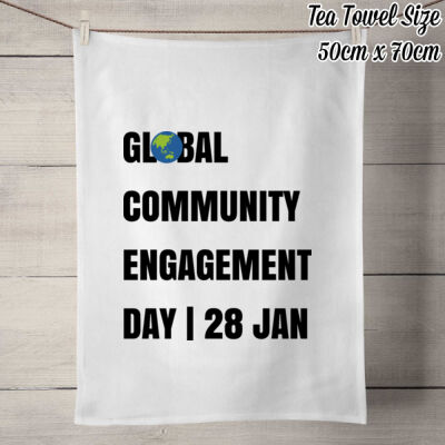 Global Community Engagement Day - Tea Towel 1 (Limited Edition) Thumbnail