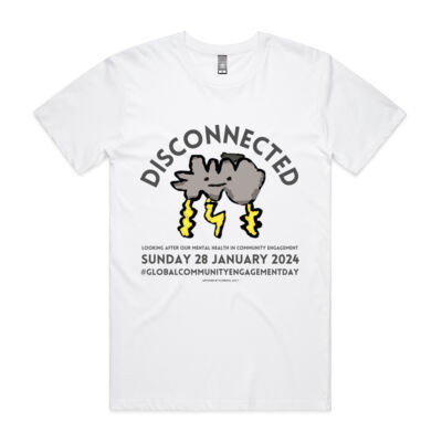 Global Community Engagement Day 2024 - Disconnected - Standard Mens t-shirt Thumbnail