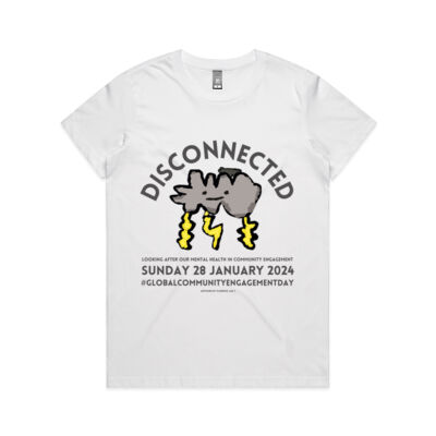 Global Community Engagement Day 2024 - Disconnected - Standard Women's t-shirt Thumbnail