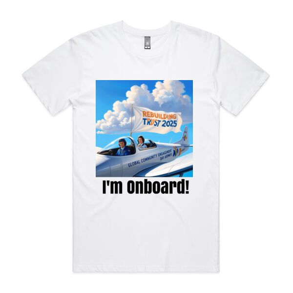 Global Community Engagement Day 2025 - I'm onboard! - Standard Mens t-shirt 2 Thumbnail